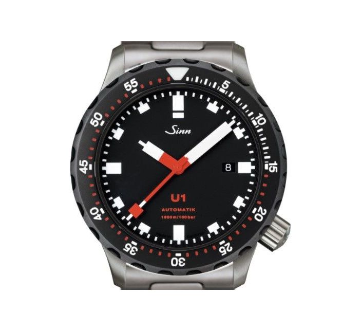 Montre Sinn Diving Watch U1 SDR Solid Strap