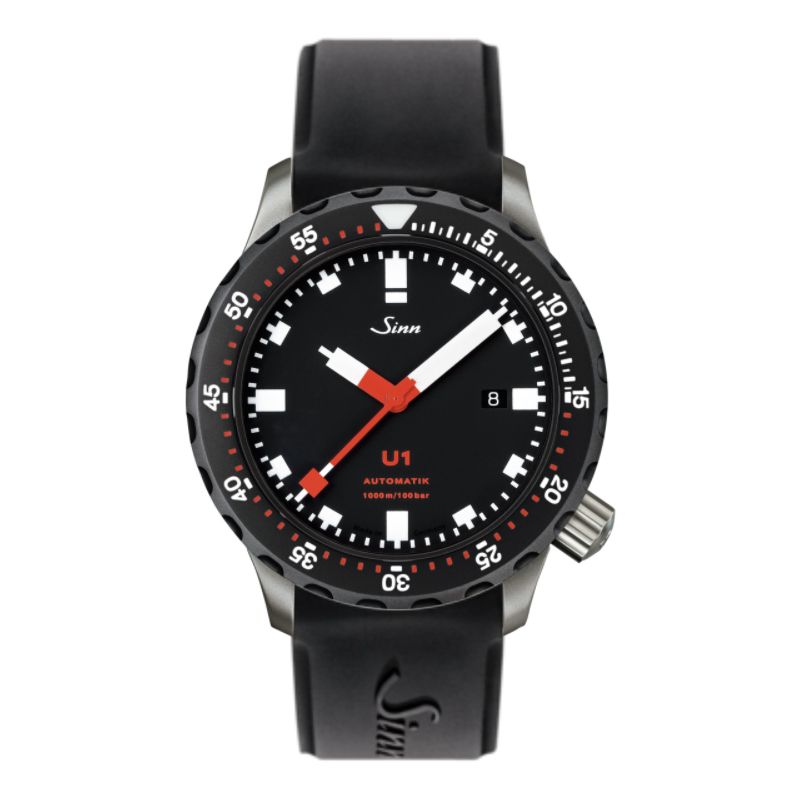 Diving Watch U1 SDR Silicone Strap - Sinn 