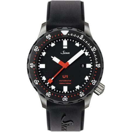 Diving Watch U1 SDR Silicone Strap - Sinn 