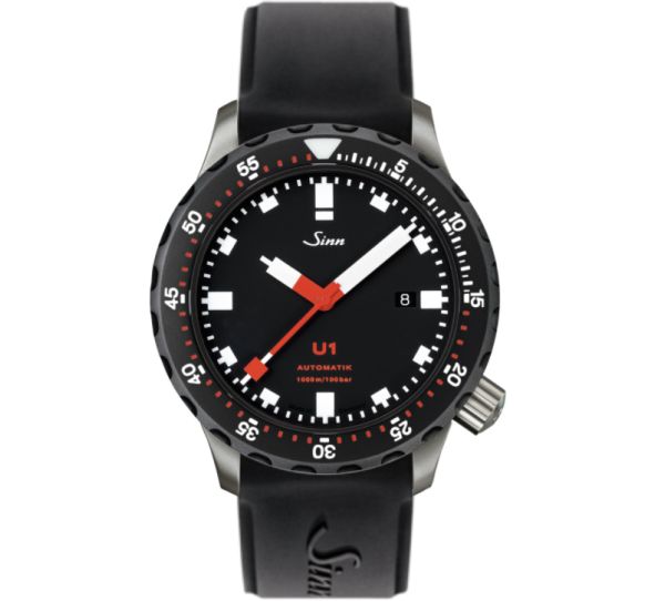 Diving Watch U1 SDR Silicone Strap - Sinn 