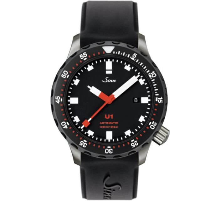 Montre Sinn Diving Watch U1 SDR Silicone Strap 