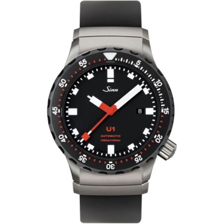Montre Sinn Diving Watch U1 SDR Silicone Strap 