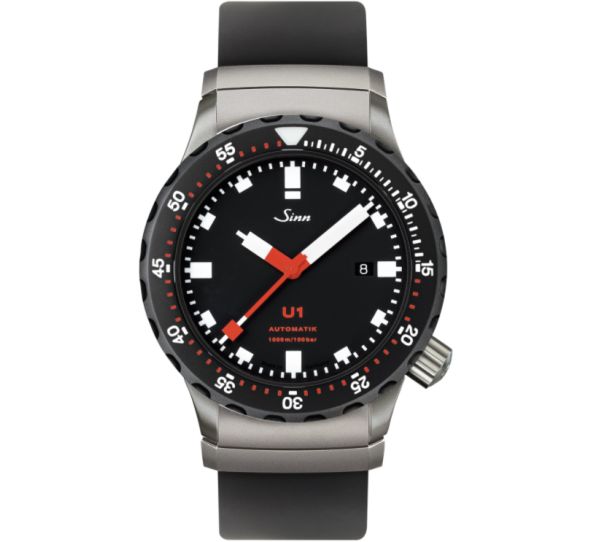 Diving Watch U1 SDR Silicone Strap - Sinn 