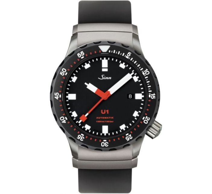 Montre Sinn Diving Watch U1 SDR Silicone Strap 