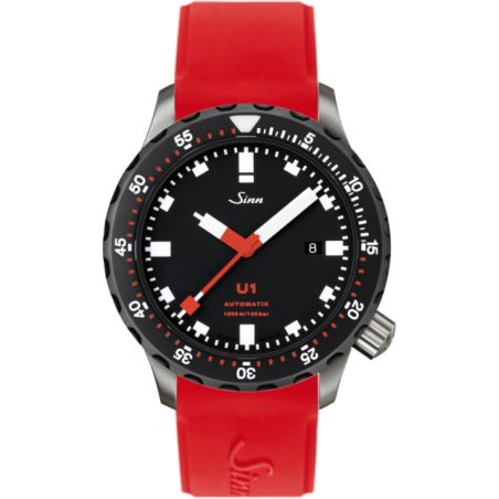 Diving Watch U1 SDR Silicone Strap - Sinn 