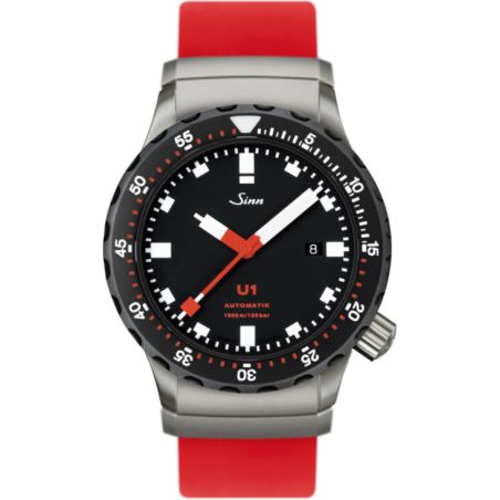 Diving Watch U1 SDR Silicone Strap - Sinn 