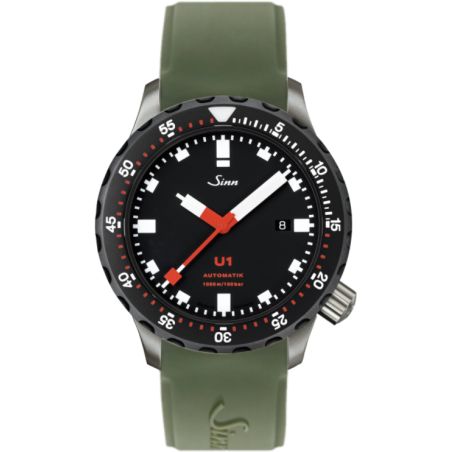 Diving Watch U1 SDR Silicone Strap - Sinn 