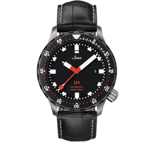 Diving Watch U1 SDR Leather Strap - Sinn 