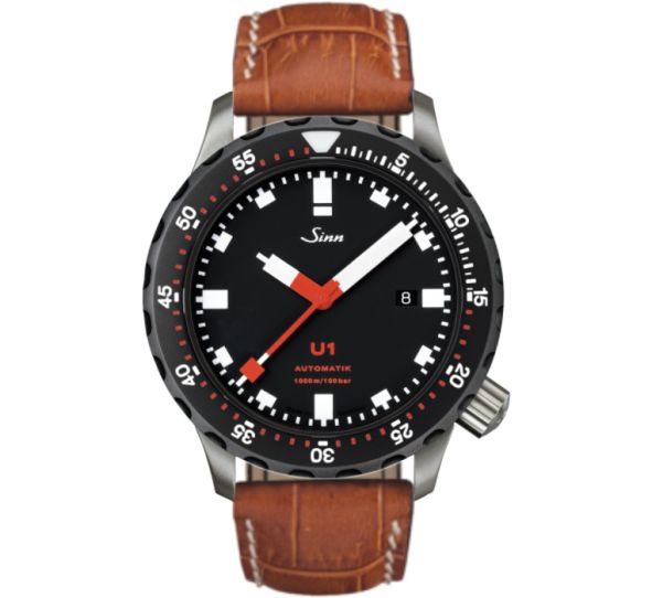 Diving Watch U1 SDR Leather Strap - Sinn 