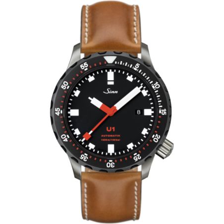 Diving Watch U1 SDR Leather Strap - Sinn 