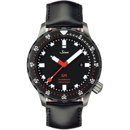 Diving Watch U1 SDR Leather Strap - Sinn 