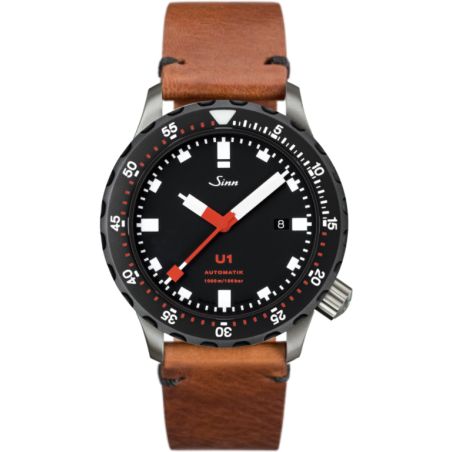 Diving Watch U1 SDR Leather Strap - Sinn 