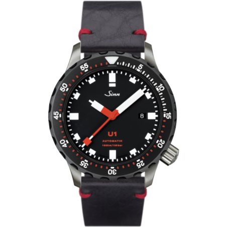 Diving Watch U1 SDR Leather Strap - Sinn 