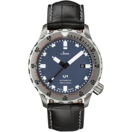 Diving Watch U1 B Leather Strap - Sinn 