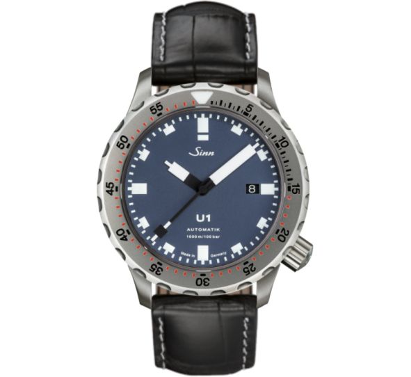 Diving Watch U1 B Leather Strap - Sinn 