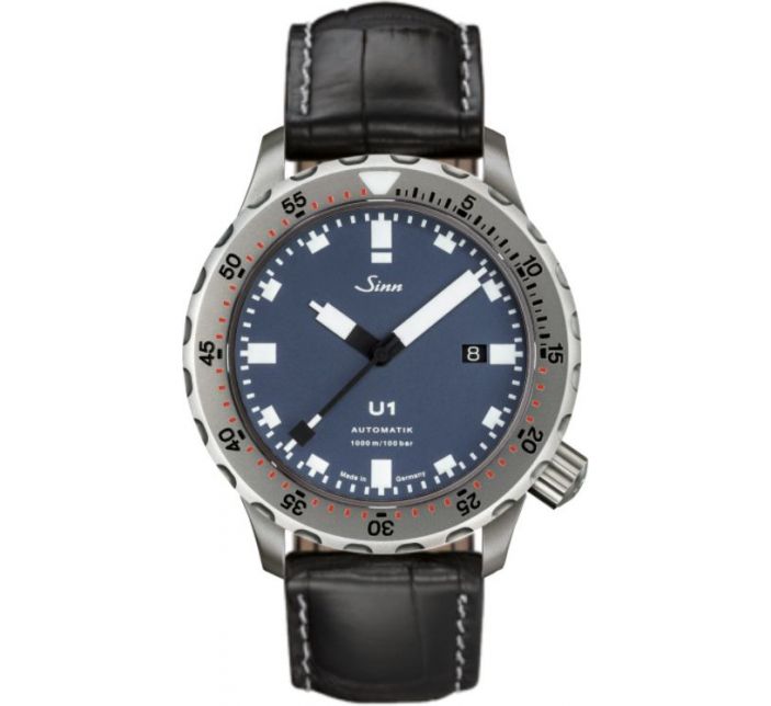 Montre Sinn Diving Watch U1 B Leather Strap 