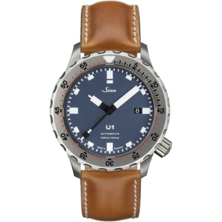 Diving Watch U1 B Leather Strap - Sinn 