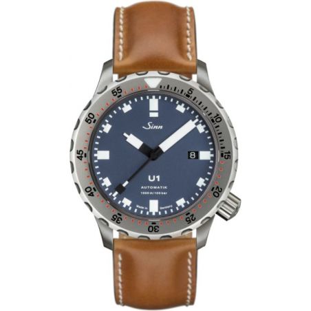 Montre Sinn Diving Watch U1 B Leather Strap 