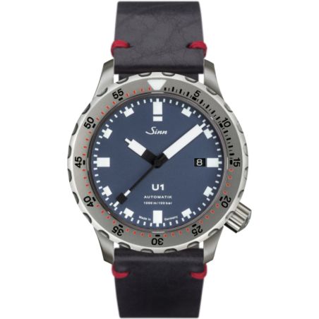 Diving Watch U1 B Leather Strap - Sinn 