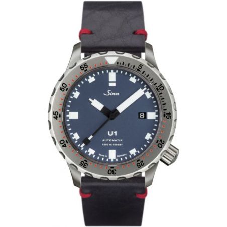 Montre Sinn Diving Watch U1 B Leather Strap 