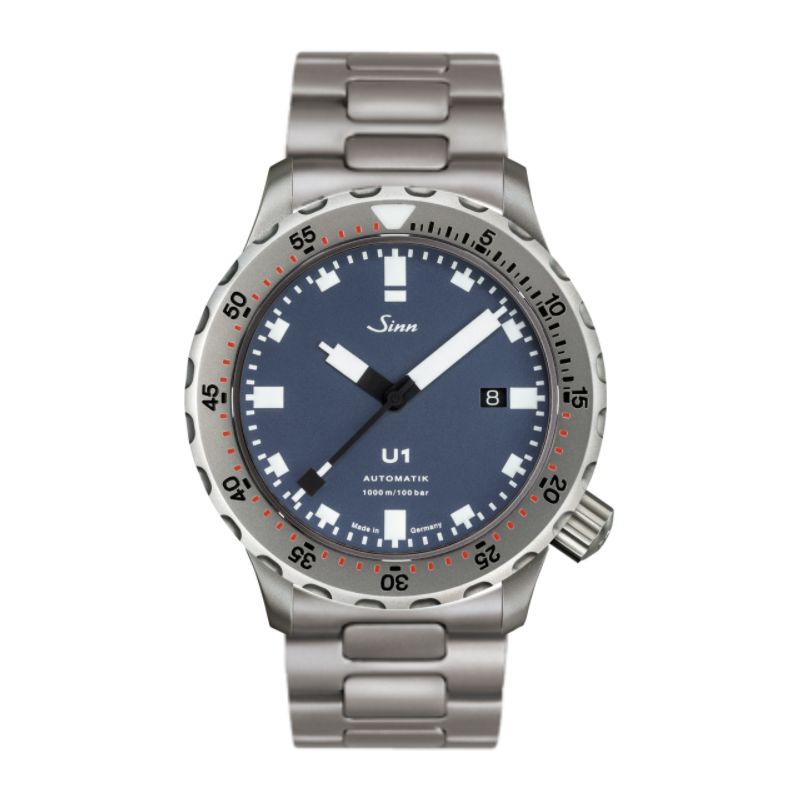 Diving Watch U1 B Solid Strap - Sinn 