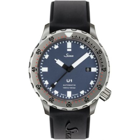 Montre Sinn Diving Watch U1 B Silicone Strap 