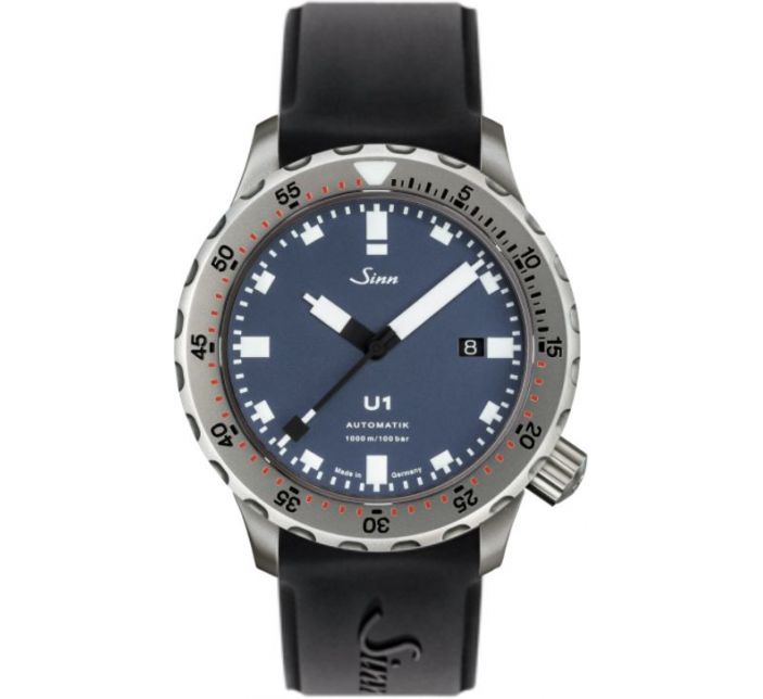 Montre Sinn Diving Watch U1 B Silicone Strap 