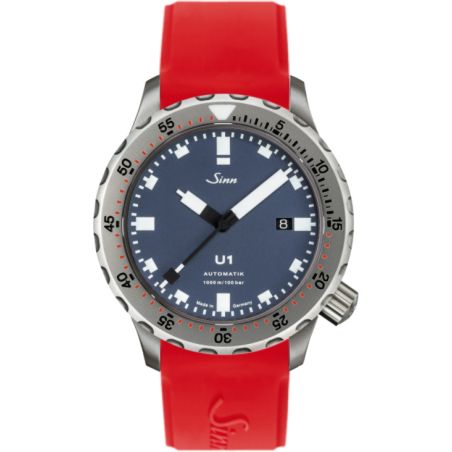 Diving Watch U1 B Silicone Strap - Sinn 