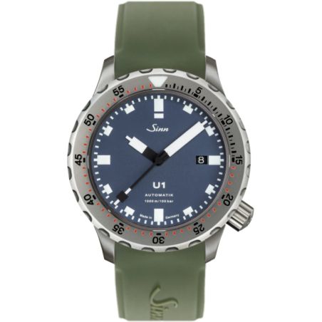 Diving Watch U1 B Silicone Strap - Sinn 