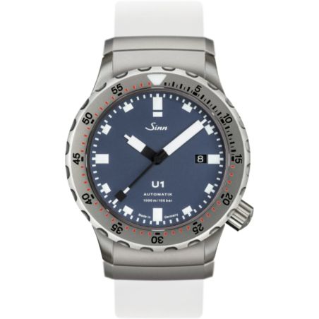 Diving Watch U1 B Silicone Strap - Sinn 