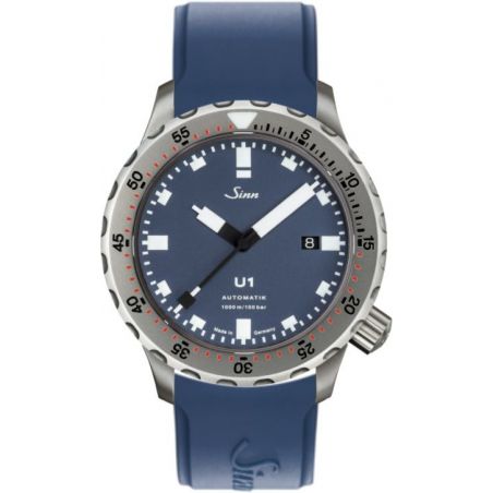 Montre Sinn Diving Watch U1 B Silicone Strap 