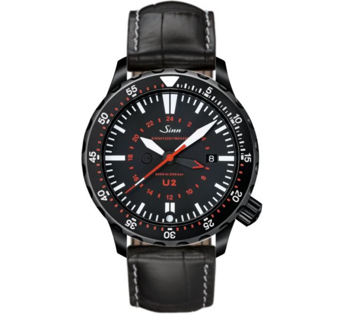 Montre Sinn Diving Watch U2 S (EZM 5) Leather Strap 