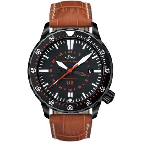 Montre Sinn Diving Watch U2 S (EZM 5) Leather Strap 