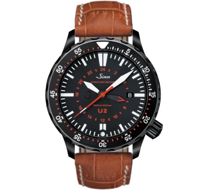 Montre Sinn Diving Watch U2 S (EZM 5) Leather Strap 