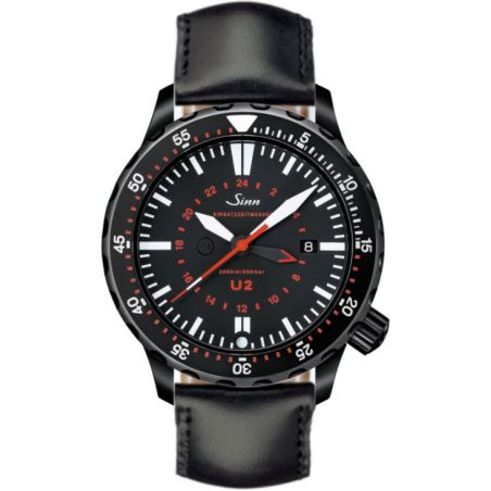Montre Sinn Diving Watch U2 S (EZM 5) Leather Strap 