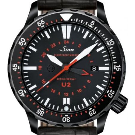 Montre Sinn Diving Watch U2 S (EZM 5) Leather Strap 