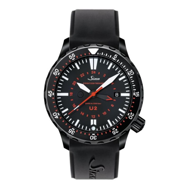 Diving Watch U2 S (EZM 5) Silicone Strap - Sinn 