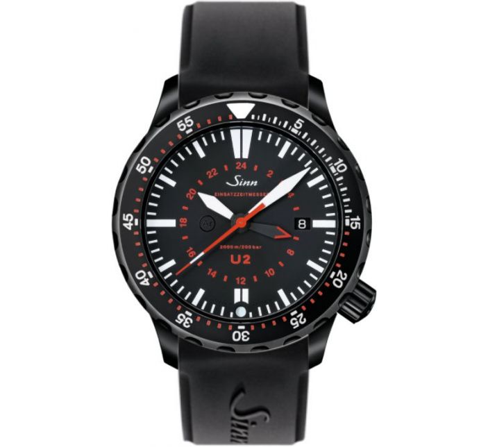 Diving Watch U2 S (EZM 5) Silicone Strap - Sinn 