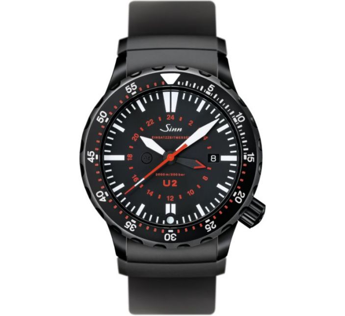 Montre Sinn Diving Watch U2 S (EZM 5) Silicone Strap 