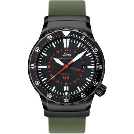 Diving Watch U2 S (EZM 5) Silicone Strap - Sinn 