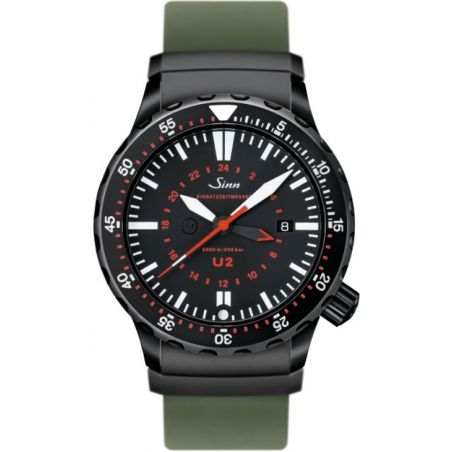 Montre Sinn Diving Watch U2 S (EZM 5) Silicone Strap 