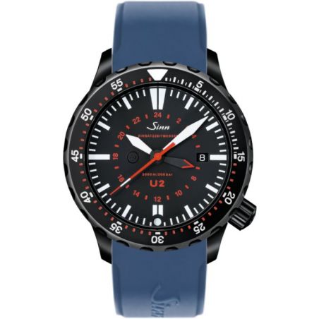 Diving Watch U2 S (EZM 5) Silicone Strap - Sinn 