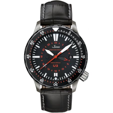 Montre Sinn Diving Watch U2 SDR (EZM 5) Leather Strap 