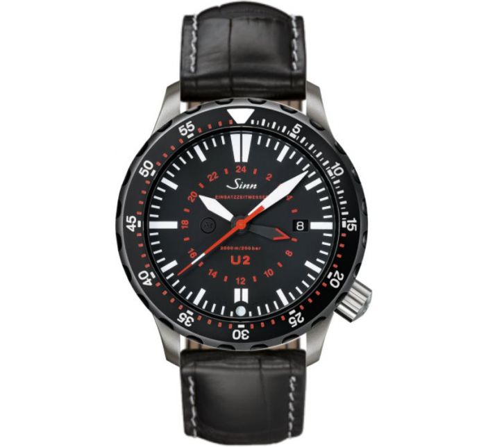 Montre Sinn Diving Watch U2 SDR (EZM 5) Leather Strap 