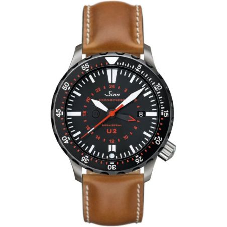 Montre Sinn Diving Watch U2 SDR (EZM 5) Leather Strap 
