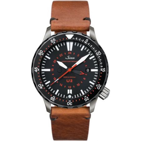 Montre Sinn Diving Watch U2 SDR (EZM 5) Leather Strap 