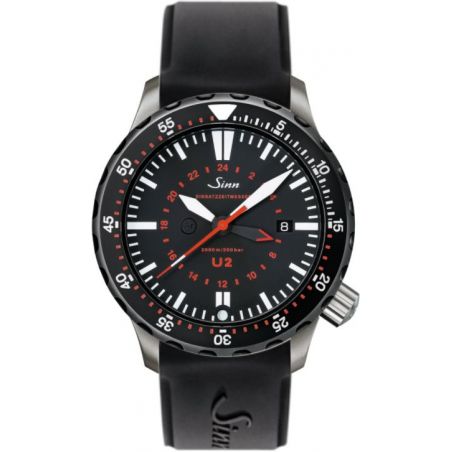 Montre Sinn Diving Watch U2 SDR (EZM 5) Silicone Strap 