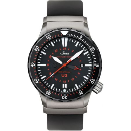 Montre Sinn Diving Watch U2 SDR (EZM 5) Silicone Strap 