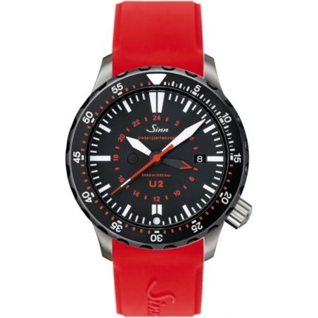 Montre Sinn Diving Watch U2 SDR (EZM 5) Silicone Strap 