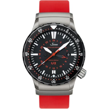 Montre Sinn Diving Watch U2 SDR (EZM 5) Silicone Strap 